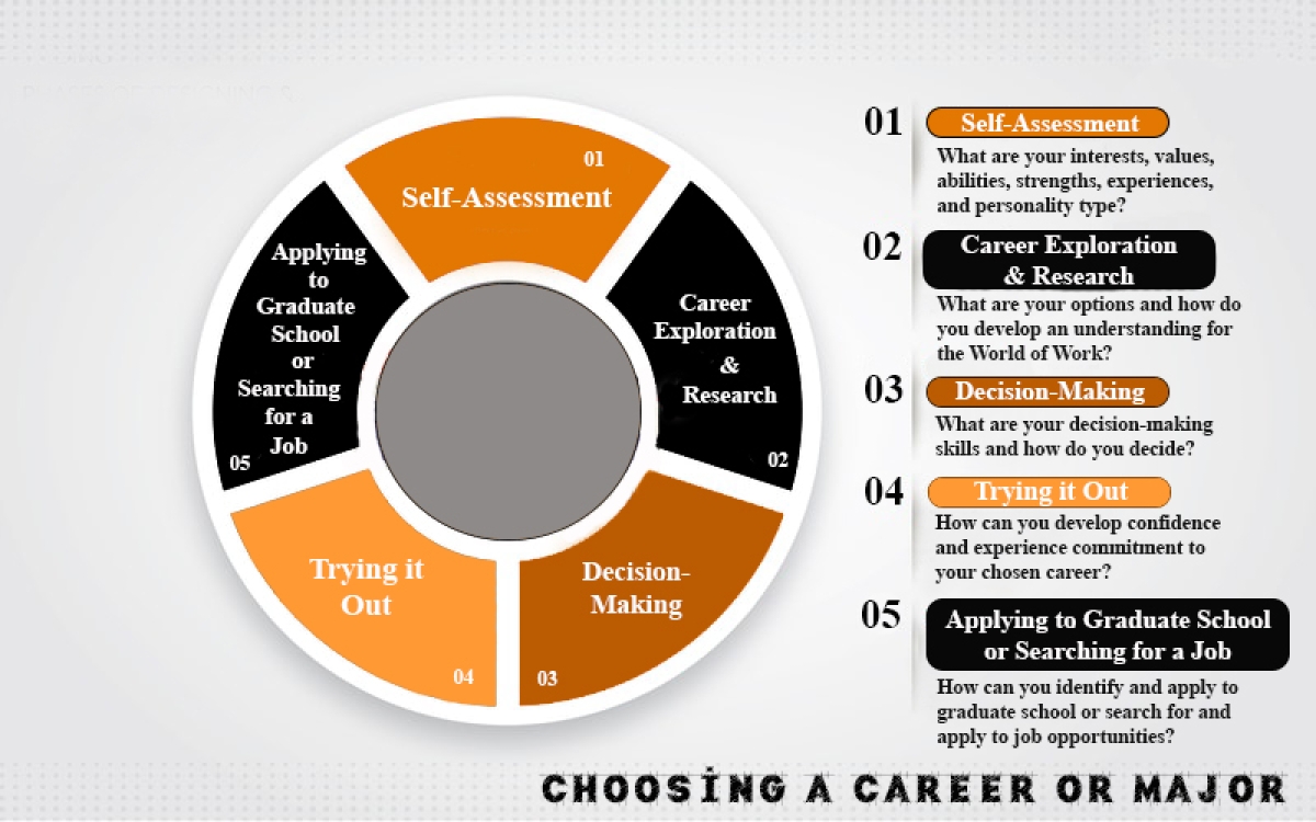 Choosing a career or major development cycle