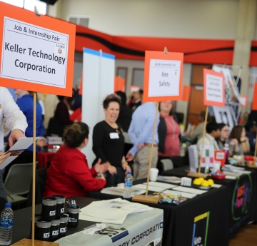 Employers at Job and Internship Fair